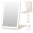FUNTOUCH Rechargeable Travel Makeup Mirror with 72 Led Lights, Portable Lighted Makeup Mirror, 3 Color Lighting, Dimmable Touch Screen, Type C, Tabletop LED Folding Cosmetic Vanity Mirror