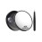 Macaki 30X Magnifying Mirror with Suction Cups and Tweezers Set, 3.5 inches Magnified Makeup Mirror, Black, 1PC