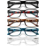 Gaoye Professional Reading Glasses for All Day - Computer Readers with Blue Light Protection - Value Pack