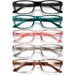 Gaoye Professional Reading Glasses for All Day - Computer Readers with Blue Light Protection - Value Pack