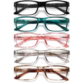 Gaoye Professional Reading Glasses for All Day - Computer Readers with Blue Light Protection - Value Pack