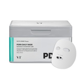 VT COSMETICS PDRN Daily Mask 30 Sheets, Vegan PDRN for Skin Restoration & Radiance, Hydrating & Moisturizing, Anti-Aging, Plumping Effect, Korean Face Mask (350g)