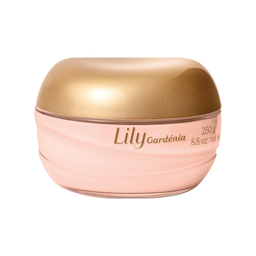 O Boticrio Lily Gardenia Satin Body Cream, Intense Hydration and Sophisticated Perfume, 8.8 Ounce (250g)