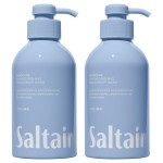 Saltair Body Wash, Seascape 2-Pack. Moisturizing Body Cleanser with Monoi Oil and Cupuacu Butter. Luxury Shower Gel for Women and Men. Vegan, Cruelty-Free, Paraben-Free. 2x 17oz Pump Bottles