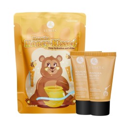 Luseta Manuka Honey Shampoo & Conditioner Set Hydrate & Repair for Dry and Dull Hair Adds Shine & Restore Softness Moisturizing for Damaged Hair 1.01oz*2