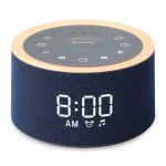 Dreamegg D1+ Sound Machine & Alarm Clock - Sound Machine for Sleep, White Noise Machine with 29 Soothing Sounds, Night Light, 0-100% Dimmable, White Noise Alarm Clock for Bedrooms Adults Baby, Blue