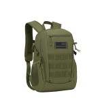 ArcEnCiel 10L Mini X-Small Tactical Backpack MOLLE Daypack Gear Pack Camping Bag with Patch (Green)