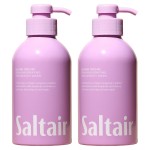 Saltair Body Wash, Island Orchid 2-Pack. Moisturizing Body Cleanser with Monoi Oil and Cupuacu Butter. Luxury Shower Gel for Women and Men. Vegan, Cruelty-Free, Paraben-Free. 2x 17oz Pump Bottles