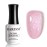RARJSM Nude Rose Pink Glitter Gel Nail Polish Green Big Rainbow Iridescent Flakes Finish Shimmer Gelpolish 15ml Soak Off Nuded Skin Tone Color Home Salon French Manicure Varnish Curing Requires