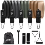 VEICK Resistance Bands, Exercise Bands, Workout Bands, Resistance Bands for Working Out with Handles for Men and Women, Exercising Bands for Fitness Weights Work Out at Home