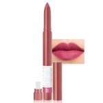 evpct Dusty Rose Lip Liner Crayon Pencils Set for Women, Purple Beige Matte Lip Stick Crayon Long Lasting, Lips Pencil Liner and Lipstick Set, Lipliner Pencil, 24 Hours Lipstick, Built-in Sharpener 03