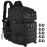 R.SASR Black Tactical Backpack, Military Backpack, Molle Backpack (Black-2.0)