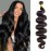 12A Human Hair Bundles Body Wave One Bundle 100% Unprocessed Brazilian Virgin Hair Bundles Double Weft Weave Body Wave Human Hair Natural Black Color (one bundle, 34)