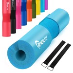 NEALFIT Barbell Pad Squat Pad for Squats-Squat Bar Pad-Great for Weightlifting,Lunges and Hip Thrusts-Foam Sponge Pad-Fit Standard and Olympic Bars Perfectly (Cyan)