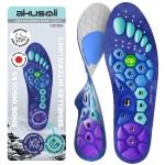 Akusoli Insoles for Men, Work Boots Mens Insoles, Shock Absorbing Inserts, Flat Feet Support, Magnetic Insole Women Standing All Day, Plantillas para Botas de Trabajo, Mens Gifts L/XL W 10-12 M 8-13