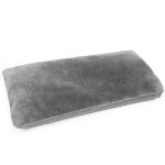 Microwave Heating Pad with Washable Cover, 6.5 X 12 Microwavable Heating Pads for Neck and Shoulders and Back, Warm Compress for Knee, Muscles, Joints, Wrist, Abdomen (Gray)