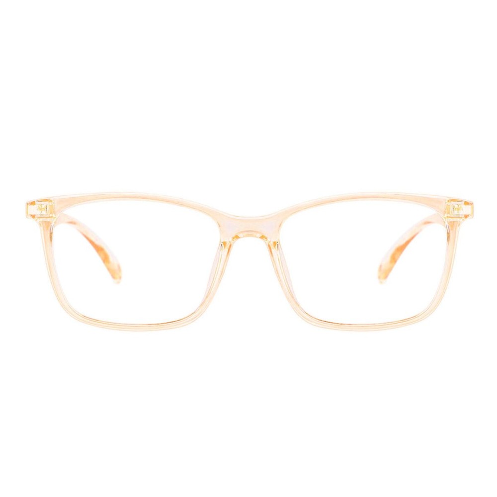 TIJN Blue Light Blocking Glasses for Women Men TR90 Frame Square Nerd Eyeglasses Anti Blue Ray Computer Screen Glasses