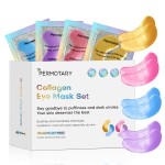 Permotary Under Eye Patches(40 Pairs), Collagen Crystal Eye Mask with Hyaluronic Acid, Under Eye Mask for Dark Circles, Puffy Eyes, Wrinkles, Treatment Skin Care