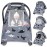 Bnditeu Car Seat Cover Baby, Carseat Covers Baby with 2 Layers Breathable Zipper Windows, Windproof Infant Car Seat Cover, Kick-Proof Baby Carrier Cover for Baby Boy Newborn Essentials