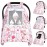 Bnditeu Car Seat Cover Baby, Carseat Covers Baby with 2 Layers Breathable Zipper Windows, Windproof Infant Car Seat Cover, Kick-Proof Baby Carrier Cover for Baby Girl Newborn Essentials