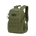 ArcEnCiel 20L Tactical Backpack MOLLE Daypack Gear Pack Camping Bag with Patch (Green)