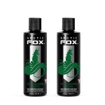 Arctic Fox Semi-Permanent Hair Dye, Vegan & Cruelty-Free, Conditioning, Ammonia-Free, Vibrant Phantom Green, Long Lasting Color, For All Hair Types, 8 Fl Oz (Pack of 2)