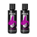 Arctic Fox Semi-Permanent Hair Dye, Vegan & Cruelty-Free, Ammonia-Free, Conditioning, Vibrant Purple Color, Long Lasting, For All Hair Types, Violet Dream, 4 fl oz (Pack of 2)