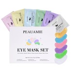 PEAUAMIE Under Eye Patches with Collagen and Hyaluronic Acid Eye Mask for Wrinkle,Dark Circles,Face Mask Skin Care Products 24 Pairs