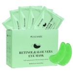 PEAUAMIE Under Eye Patches with Retinol and Aloe Vera Eye Mask for Dark Circles and Puffiness, Face Mask Skin Care Products 30 Pairs