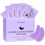 PEAUAMIE Under Eye Patches with Vitamin C and Witch Hazel Eye Mask for Dark Circles and Puffiness,Face Mask Skin Care Products 30 Pairs