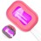 MONESAO Toothbrush Sanitizer Covers, Toothbrush Case with Violet Light - Rechargeable Cleaner Case - Auto Home Travel Tooth Brush Cap Box for Any Electric and Manual Toothbrushes (Pink)