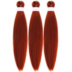 Kids Braiding Hair Pre stretched Copper Braiding Hair 16 inch Braid Hair for Kids