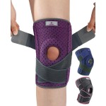 ABYON Knee Brace for Women/Men Meniscus Tear, ACL, Arthritis.Knee Support with Dual Side Stabilizers & Crossed Compression Straps Maximum Support for Knee Pain Relief and Fast Recovery - Please Check How To Size Video