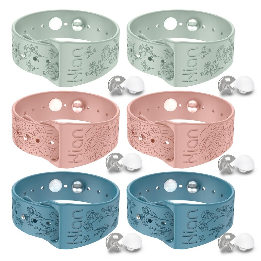 Motion Sickness Bracelets Sea Sickness Wristbands for Motion Sickness / Morning Sickness /Pregnancy Nausea Anti Nausea Wristband Acupressure Nausea Bands Motion Sickness Bands(3Pairs-Beryl+Pink+Bule)