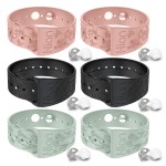 Motion Sickness Bracelets Sea Sickness Wristbands for Motion Sickness / Morning Sickness /Pregnancy Nausea Anti Nausea Wristband Acupressure Nausea Bands Motion Sickness Bands(3Pairs-Pink+Black+Beryl)