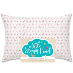 Little Sleepy Head Toddler Pillowcase, 100% Cotton & Hypoallergenic Pillow Case for Toddler Pillow, Snug Fit Envelope Pillowcase, 13x18 Pillowcase, Pilllow Sold Separately (Flamingo Flock)