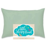 Little Sleepy Head Toddler Pillowcase, 100% Cotton & Hypoallergenic Pillow Case for Toddler Pillow, Snug Fit Envelope Pillowcase, 13x18 Pillowcase, Pilllow Sold Separately (Sage)
