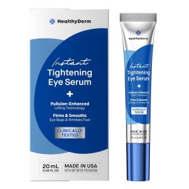 Instant Under Eye Lift Serum - Reduces Eye Bags, Wrinkles, Puffy Eyes, Dark Circles & Crows Feet in Minutes - Advanced Firming Polysaccharide Formula for Mature Skin - 20 mL