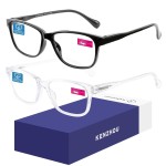 K KENZHOU Blue Light Glasses for Woman Men Bluelight Blocking Glasses for Computer Gaming Phones,Anti Eye Strain & UV Glare