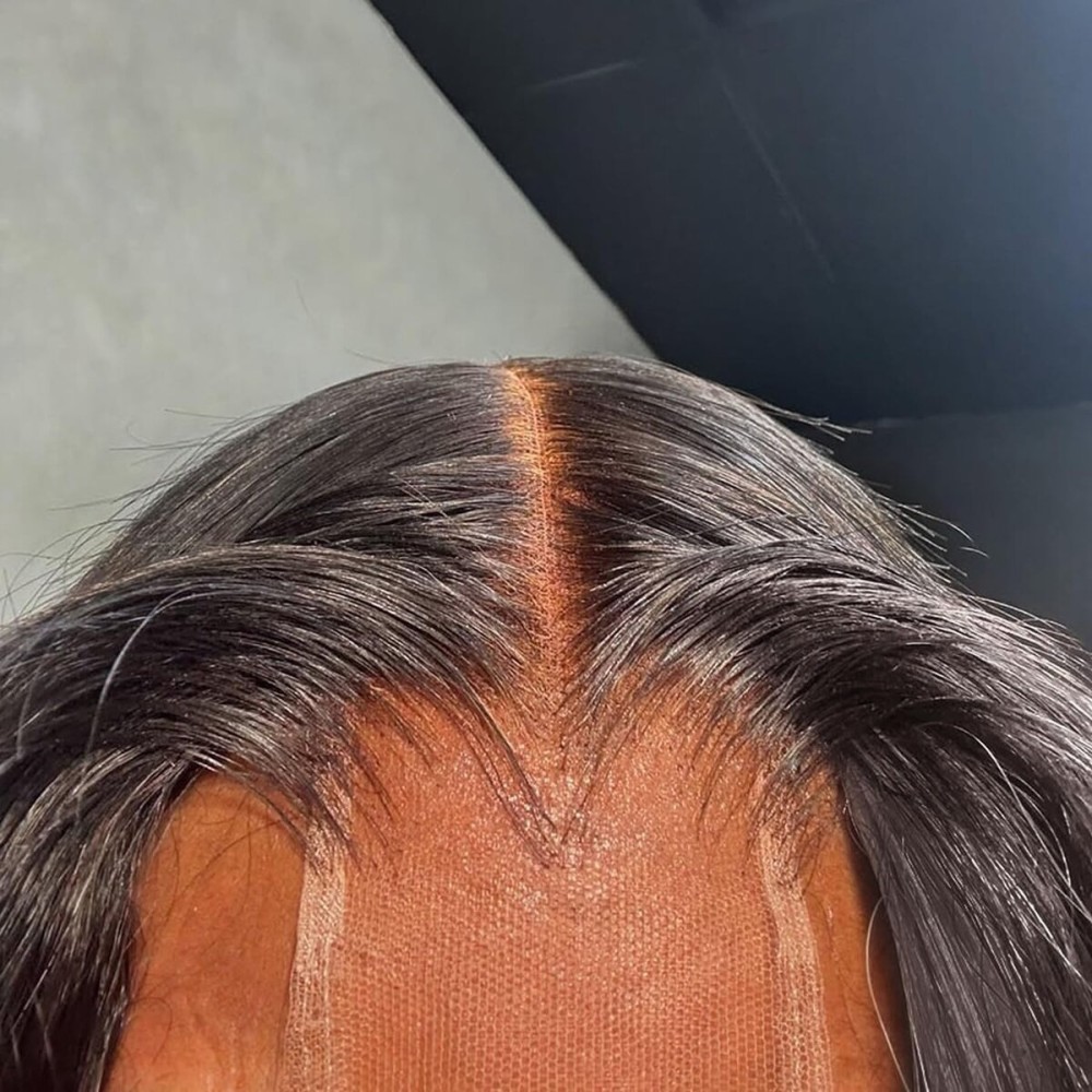 BEEOS Bleachd Knots 2x6 HD Lace Closure, Pre-Plucked Body Wave 0.01mm Ultra-Thin Invisible SKINLIKE Real HD Lace Human Hair Closure 16 Inch