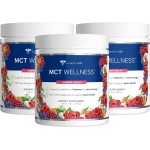 Gundry MD MCT Wellness Powder to Support Energy, Ketone Production and Brain Health, Keto Friendly, Sugar Free (90 Day Supply, Raspberry Medley)