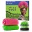 African Net Sponge Authentic - 2 Pieces Exfoliating Body Scrubber Bath Sponge Camellia&Green- Back Scrubber Washcloth for Shower - Real African Scrub Exfoliator Body Care Bathing Accessorie