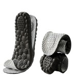 4D Cloud Technology Insole - Super Soft Comfort Insoles, Soft Foot Protection Cloud Feeling Insole, U-Shape Memory Foam Insoles, Memory Foam Insoles (White-Black, Men 9-10.5/Women 10.5-12)