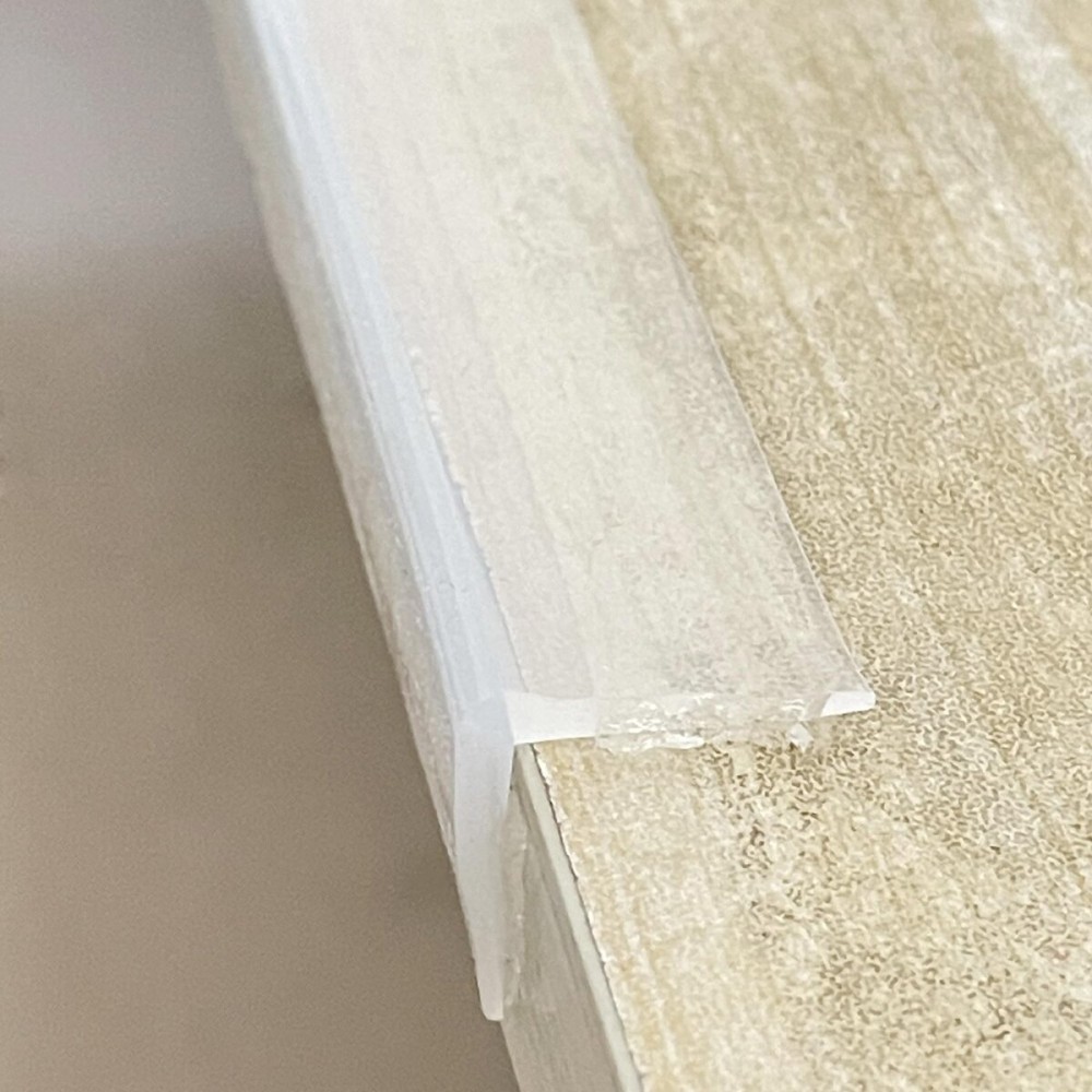 Edge Protector 100% Silicone, Baby Proofing Corners Clear Guards, Pre-Tape Adhesive Soft for Kids Safety, Child Table Cabinets Furniture Bumper (0.8x0.8in(Width), 3 Foot (Pack of 1))