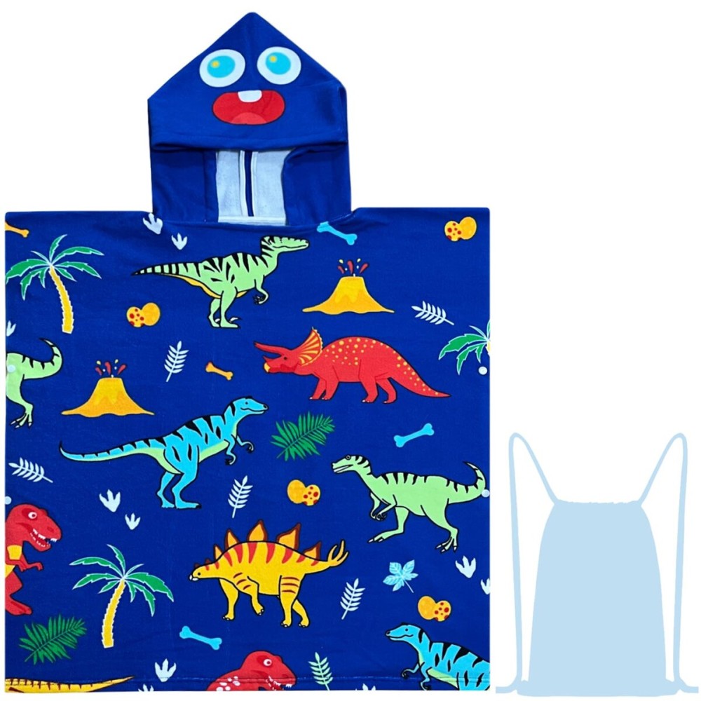 NovForth Kids Beach Towel for Boys Girls, Mermaid Hooded Bath Towel Wrap, Toddler Pool Towel with Hood