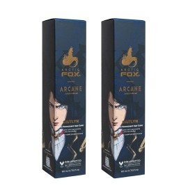 Arctic Fox Semi Permanent Hair Dye, Vegan & Cruelty Free, Deep Navy Blue, Ammonia Free, Fade Resistant, Arcane Caitlyn, For All Hair Types, 5.6 Fl Oz (Pack of 2)