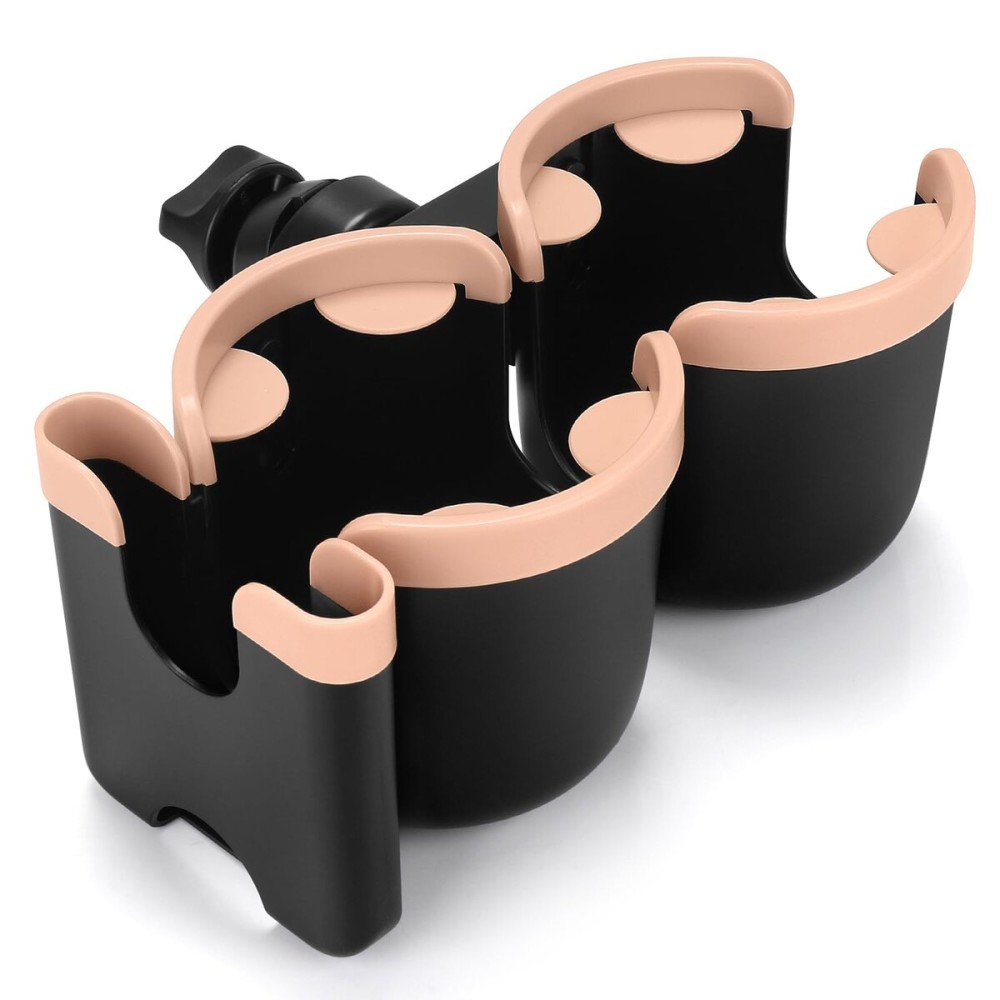 Accmor Stroller Cup Holder with Phone Holder, Bike Cup Holder, Universal Cup Holder for Uppababy Nuna Doona Strollers, 2-in-1 Cup Phone Holder for Stroller, Bike, Wheelchair, Walker, Scooter