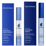 Natural Eyelash Serum with Eyebrow Serum Set - Boost Eyelash Growth Enhancer for Longer, Thicker, Fuller-Looking Lashes and Brows - Gentle & Effective Formular [3 mL + 5mL]