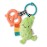 Itzy Ritzy Infant Toy & Teether - Itzy Pal Baby Teething Toy Includes Lovey, Crinkle Sound, Textured Ribbons & Silicone Teether for Newborn (Pickle)
