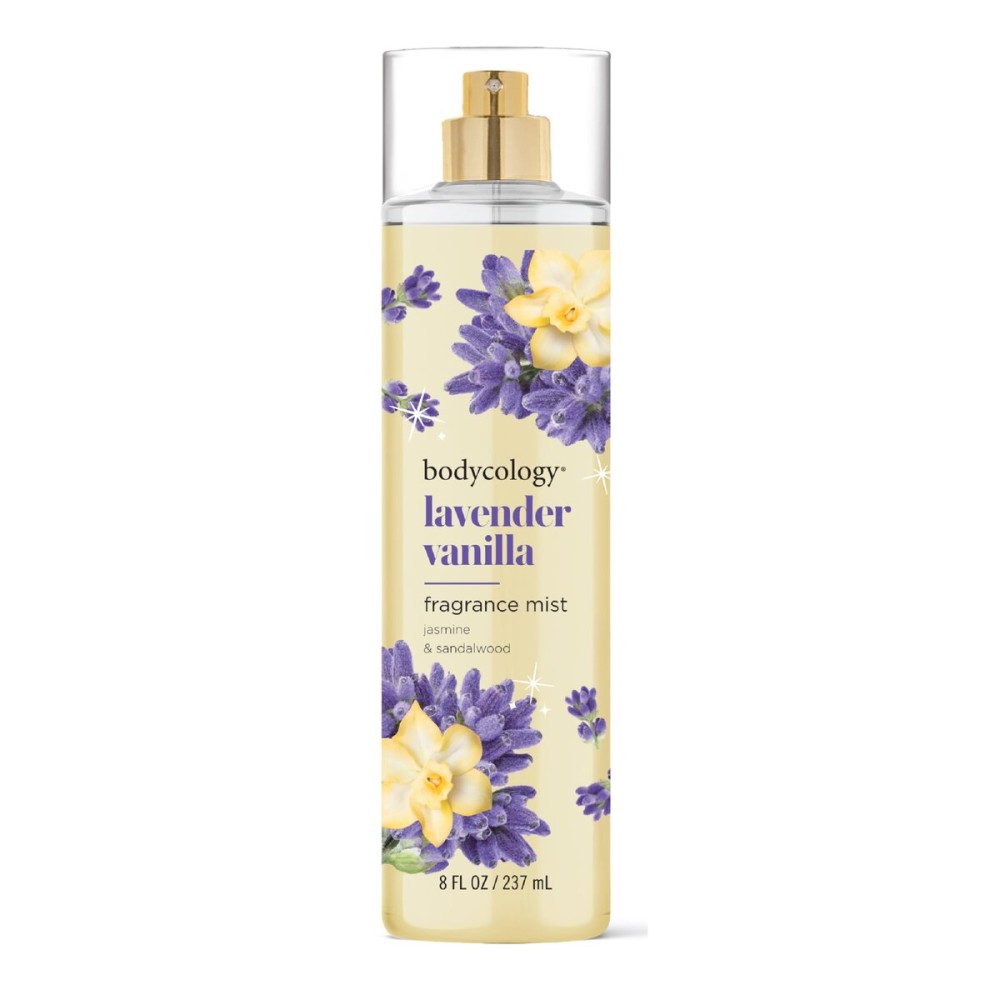 Bodycology Long-Lasting Fragrance Body Mist, Lavender Vanilla, 8 fl oz